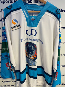 Matty Soderstrom Game Worn Jersey with fight strap
