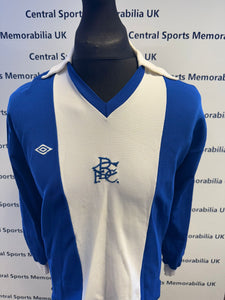 1975-1976 Match Worn Birmingham City Original 'Penguin' Shirt - Long sleeve number 9