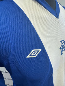 1975-1976 Match Worn Birmingham City Original 'Penguin' Shirt - Long sleeve number 9