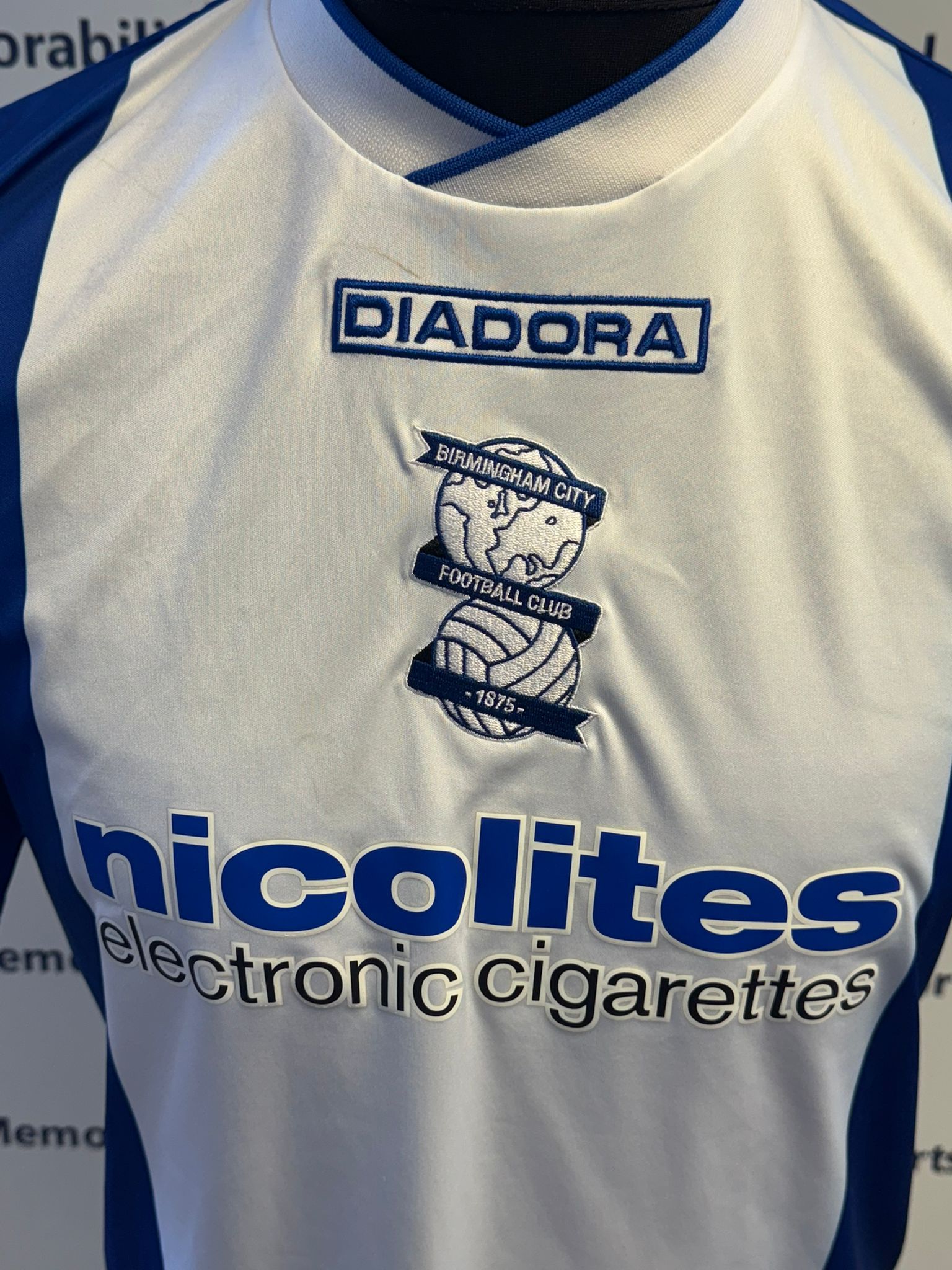 Peter Lovenkrands Match Worn Birmingham City Shirt 2013-2014
