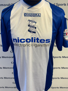 Peter Lovenkrands Match Worn Birmingham City Shirt 2013-2014