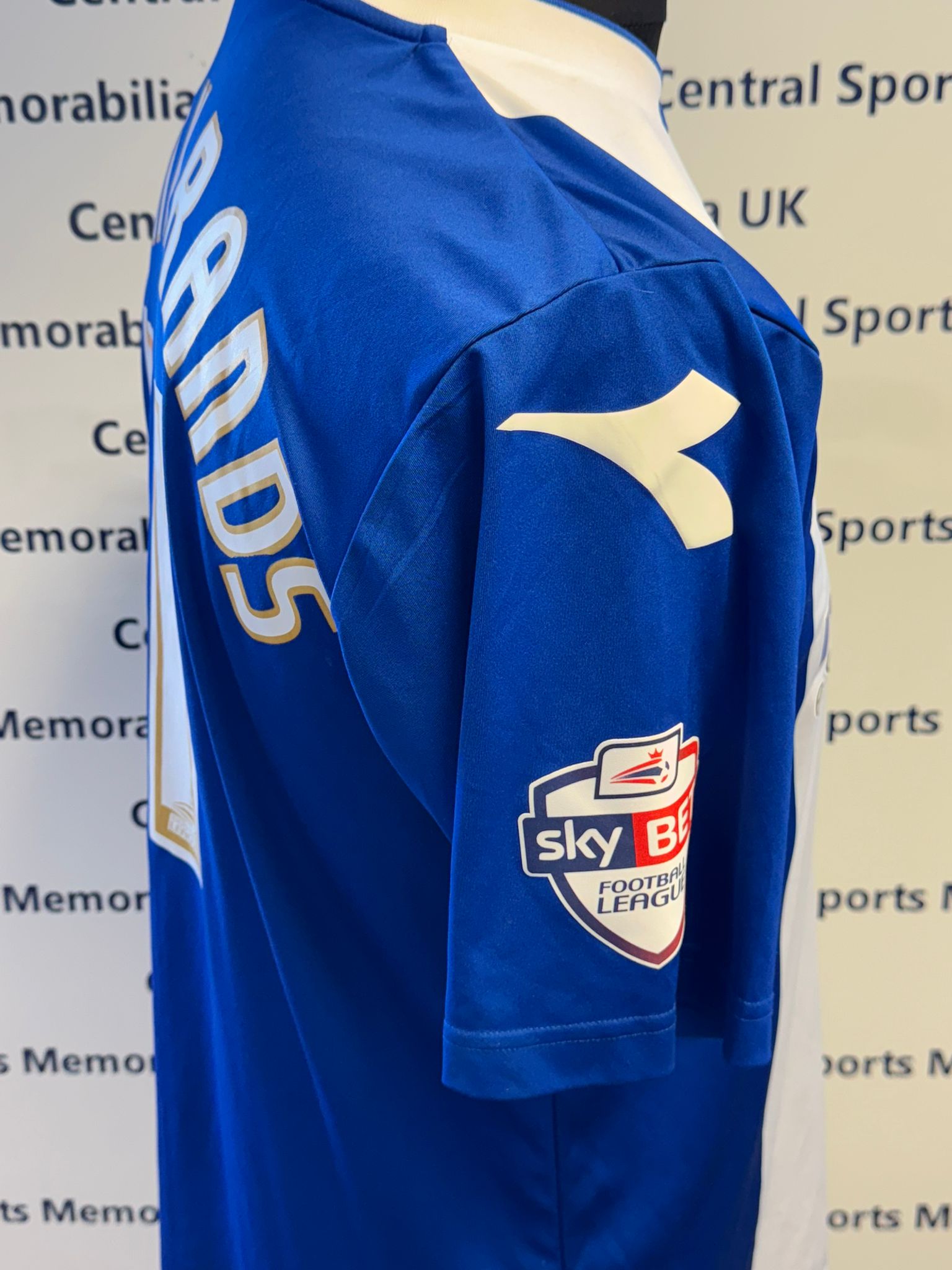 Peter Lovenkrands Match Worn Birmingham City Shirt 2013-2014