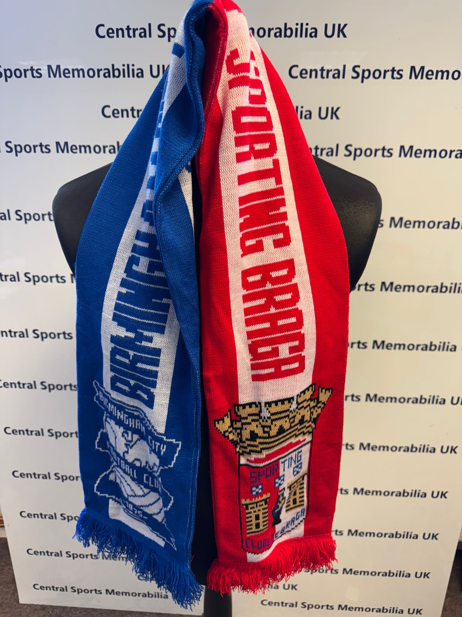 Birmingham City / Sporting Braga Half and Half Scarf