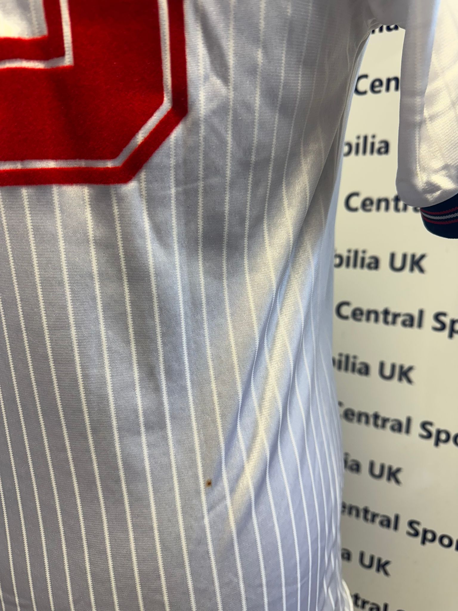 Trevor Francis Match Worn and Signed England Shirt