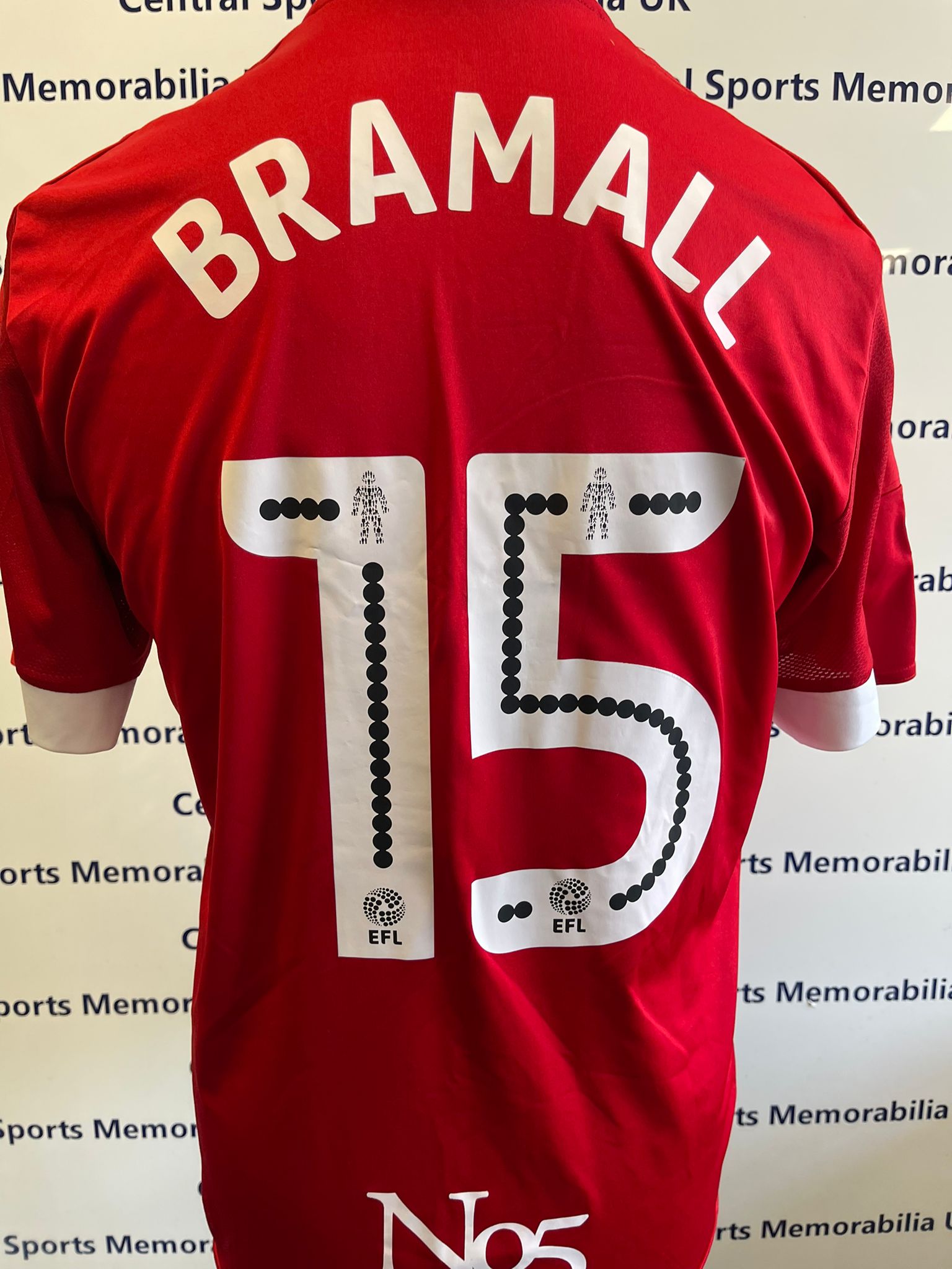 Cohen Bramall Match Worn Birmingham City Shirt 2017/2018