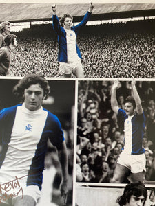 TREVOR FRANCIS SIGNED MONTAGE - Unframed