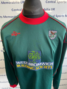 Russell Hoult West Bromwich Albion Premier League Match Worn Shirt Signed with COA