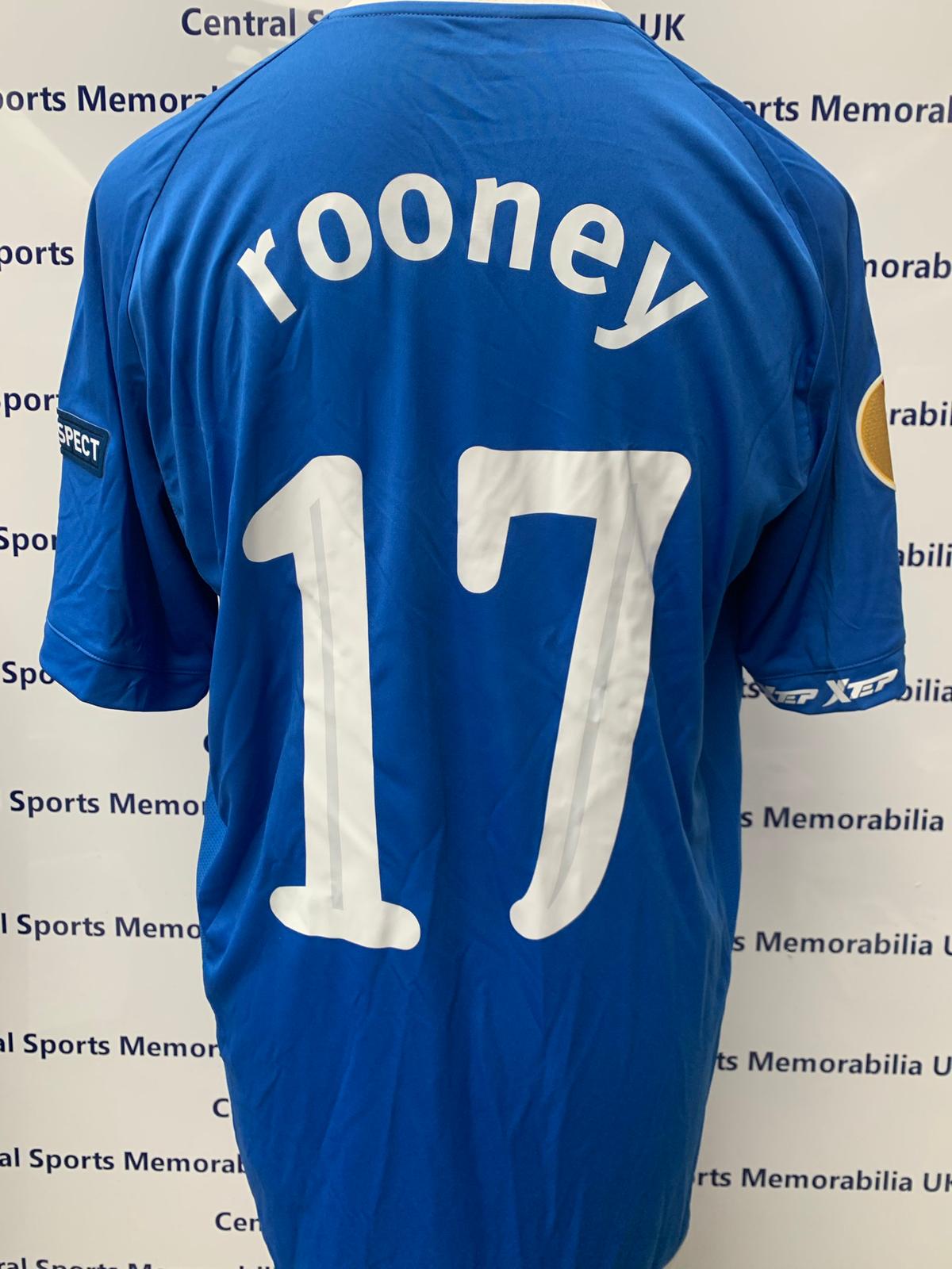 Adam Rooney Match Shirt Europa League 