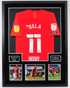 Jeremie Bela Framed Match Issue Shirt - Buy before Monday for Pre Xmas delivery.