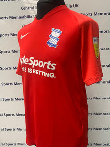 Jeremie Bela Match Worn Birmingham City Shirt (Away Red)