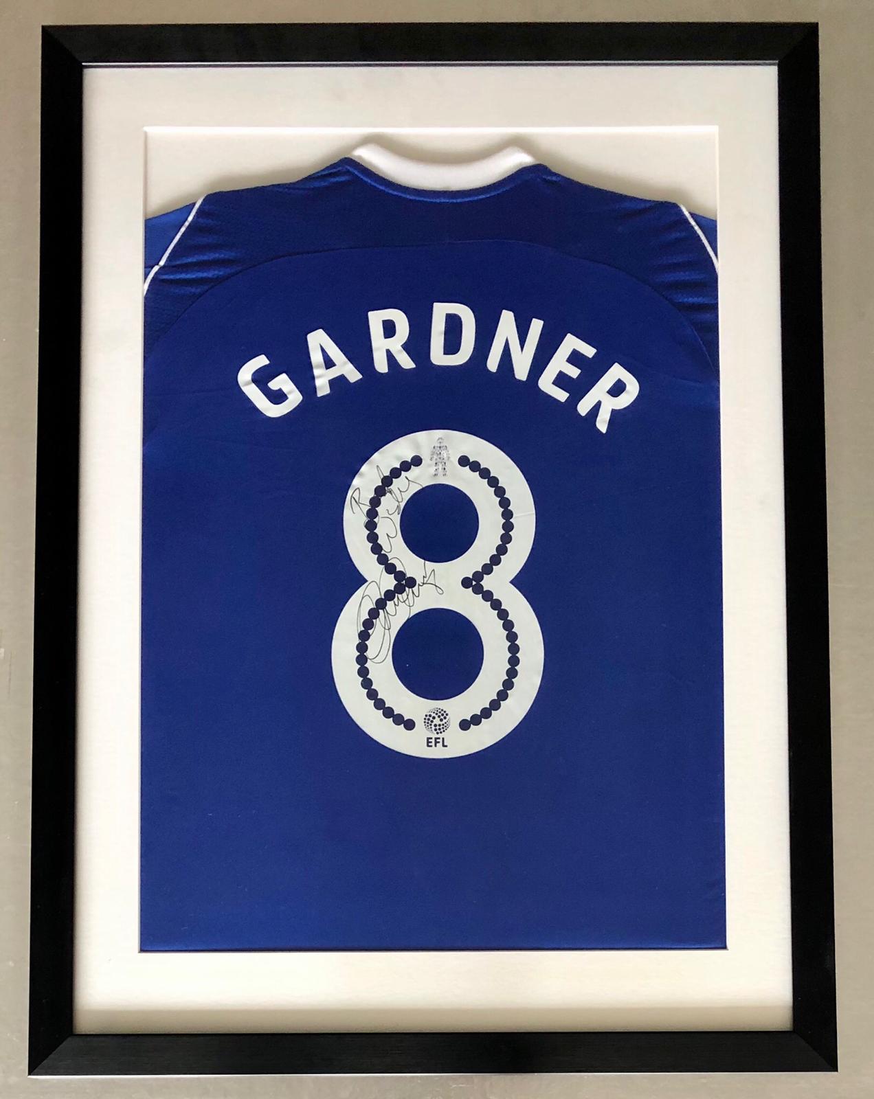 Craig Gardner Signed Birmingham Shirt Framed