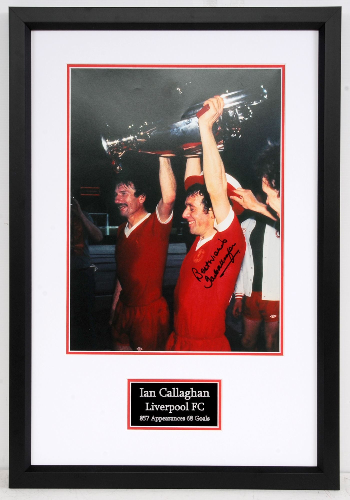 Ian Callaghan Liverpool Legend Signed Frame