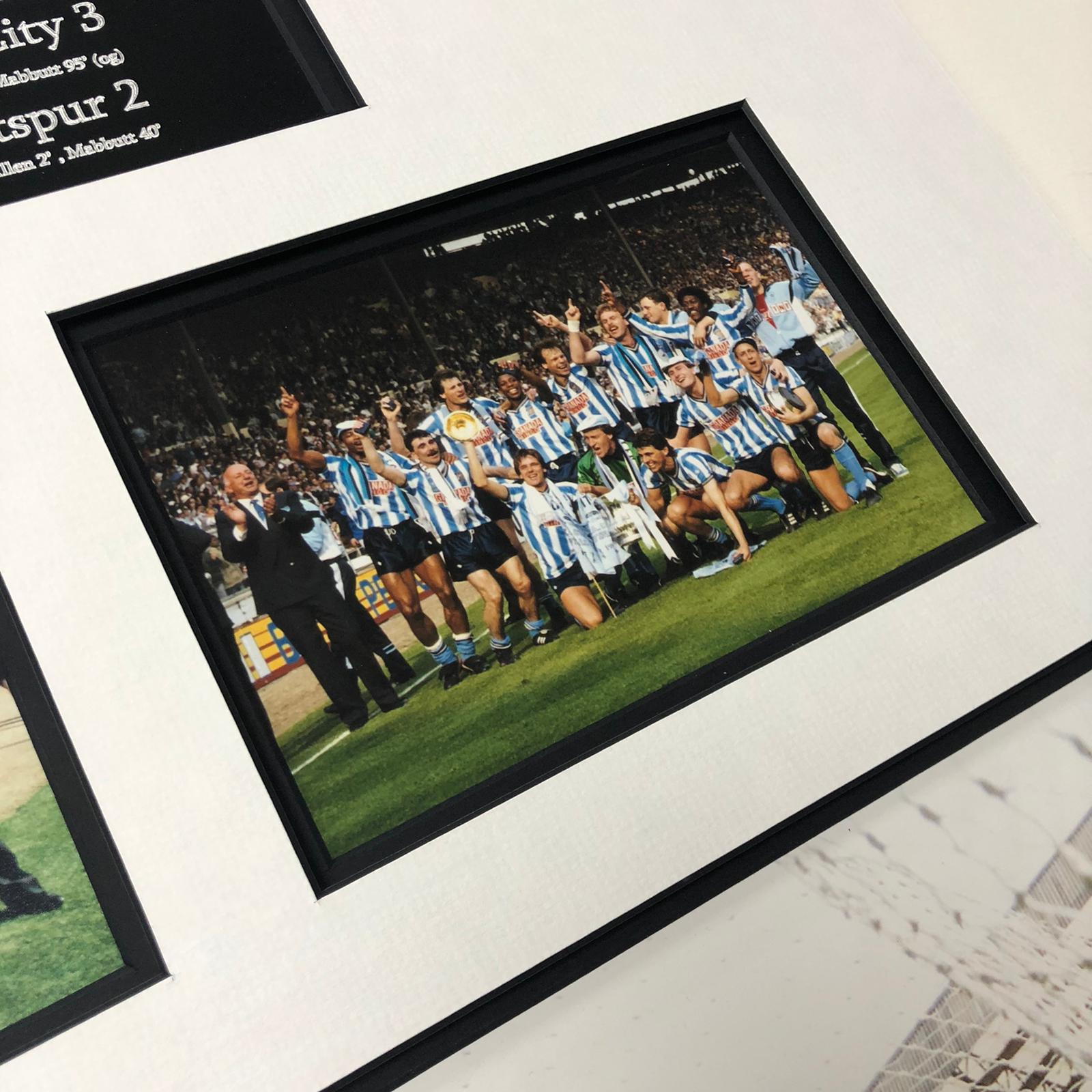 Coventry City 1987 FA Cup Celebration signed by Keith Houchen with COA