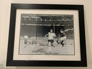 Geoff Hurst 1966 Hat Trick Goal Frame - Superb