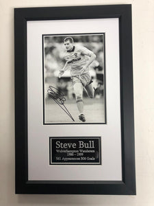 Steve Bull Signed Wolves Career Frame -  3 to choose from