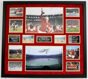 Signed and Framed Geoff Hurst 1966 - 4 to choose from!
