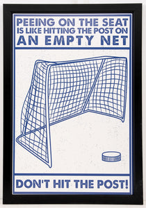 Ice Hockey Frame "Toilet Rules"