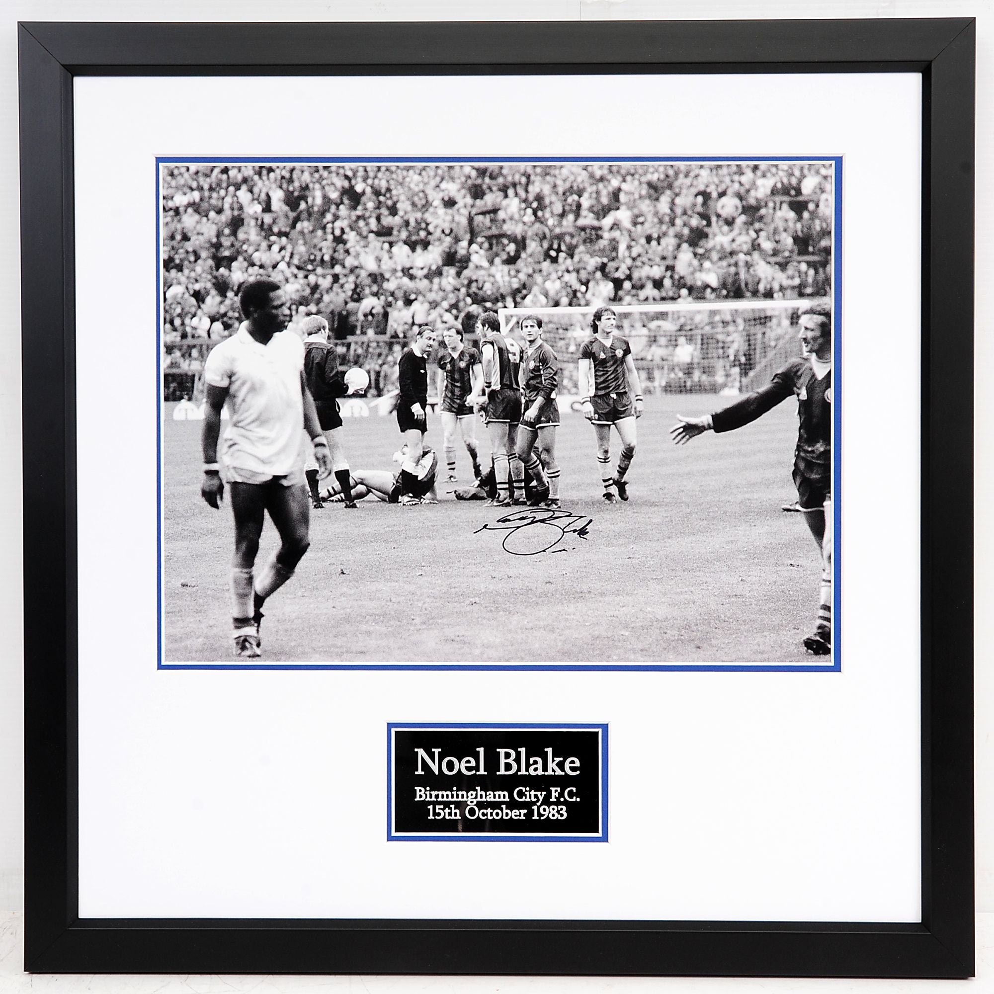 Noel Blake Signed Birmingham City Frame and Unframed Photo