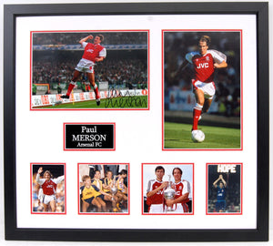Paul Merson - Arsenal Legend - Signed Frame with COA