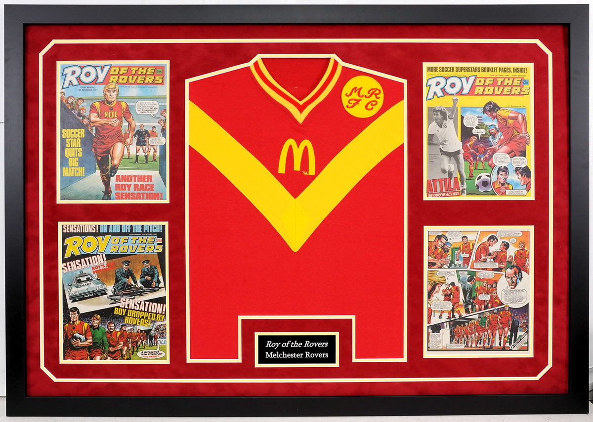 * NEW * Roy of The Rovers Bespoke Frame Central Sports Memorabilia UK