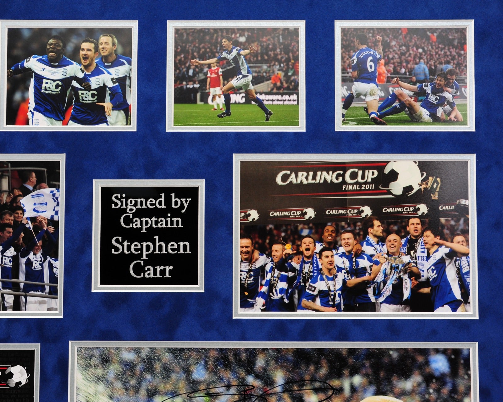 Stephen Carr Signed Carling Cup Final
