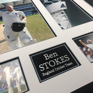 Ben Stokes Signed Mounted and Framed Boot