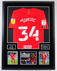Ivan Sunjic Framed Match Issue Shirt - Buy before Monday for Pre Xmas delivery.