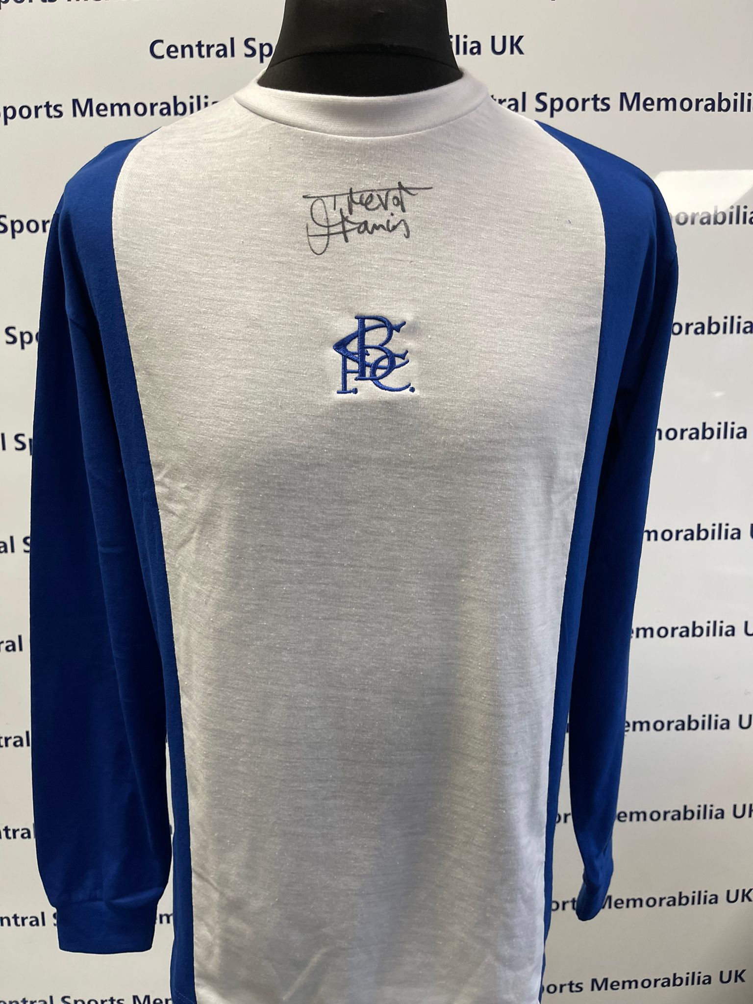 Birmingham City Retro Replica 70's Penguin Long Sleeve Shirts - Signed by Trevor Francis - 4 to choose from