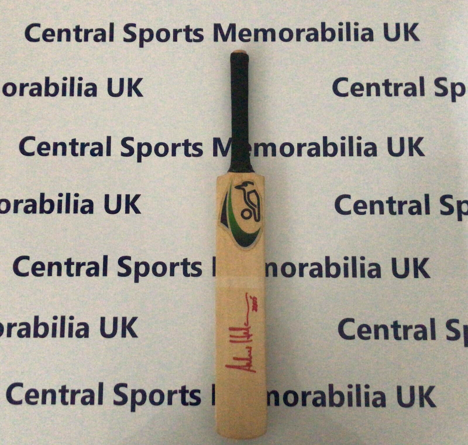 Miniature Signed Cricket Bat: Andrew Hudson, South Africa