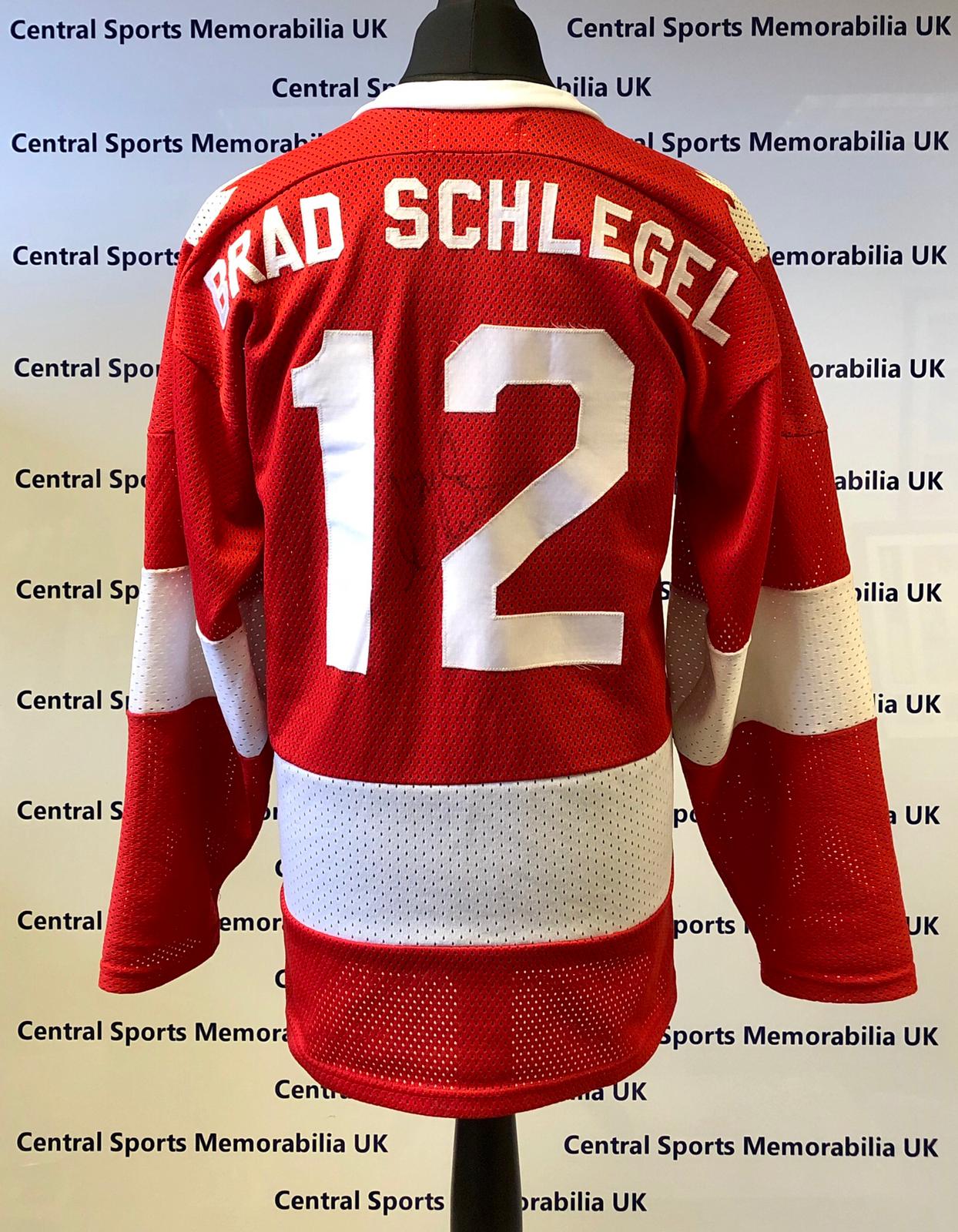 Brad Schlegel Signed Canada Jersey