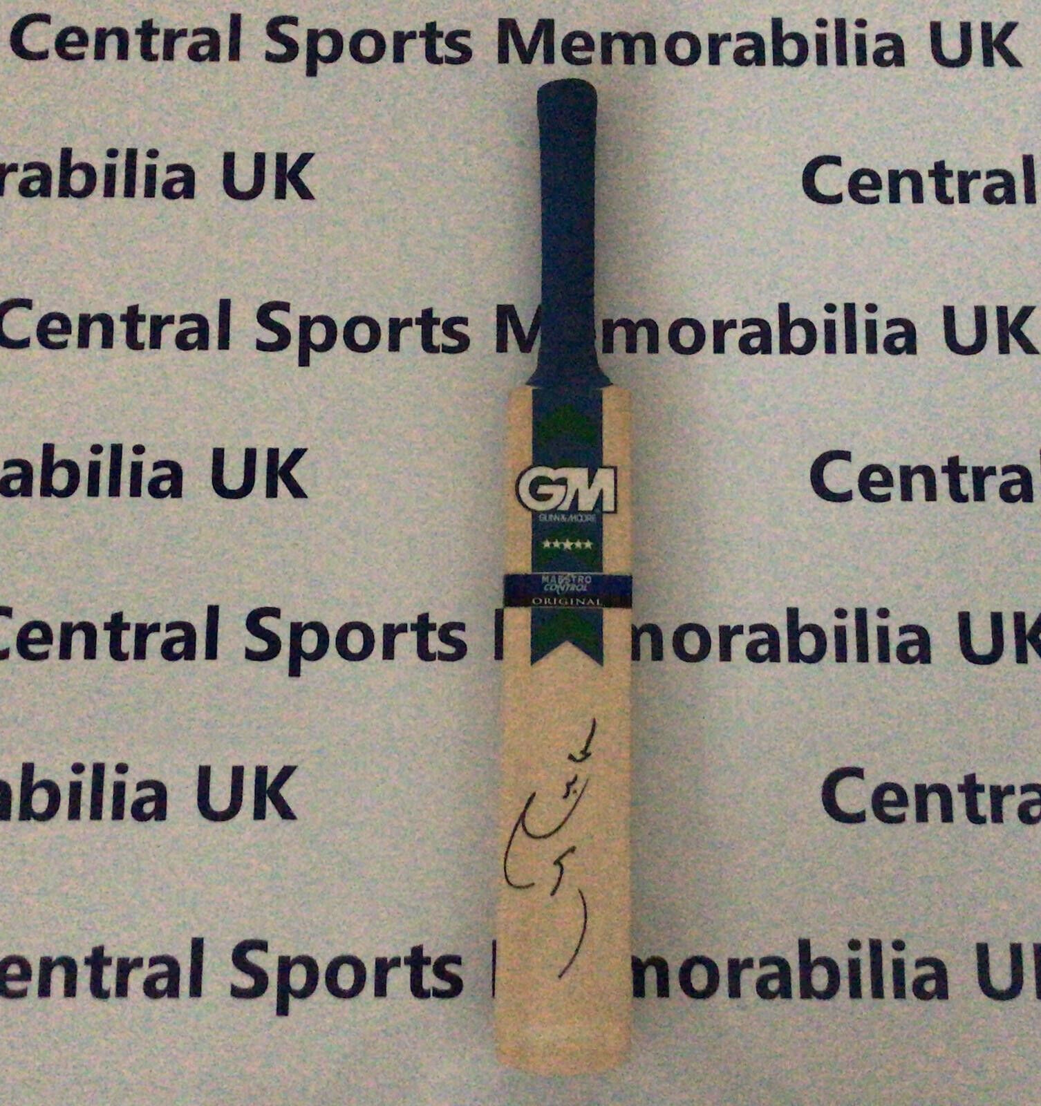 Miniature Signed Cricket Bat: Abdul Razzaq, Pakistan