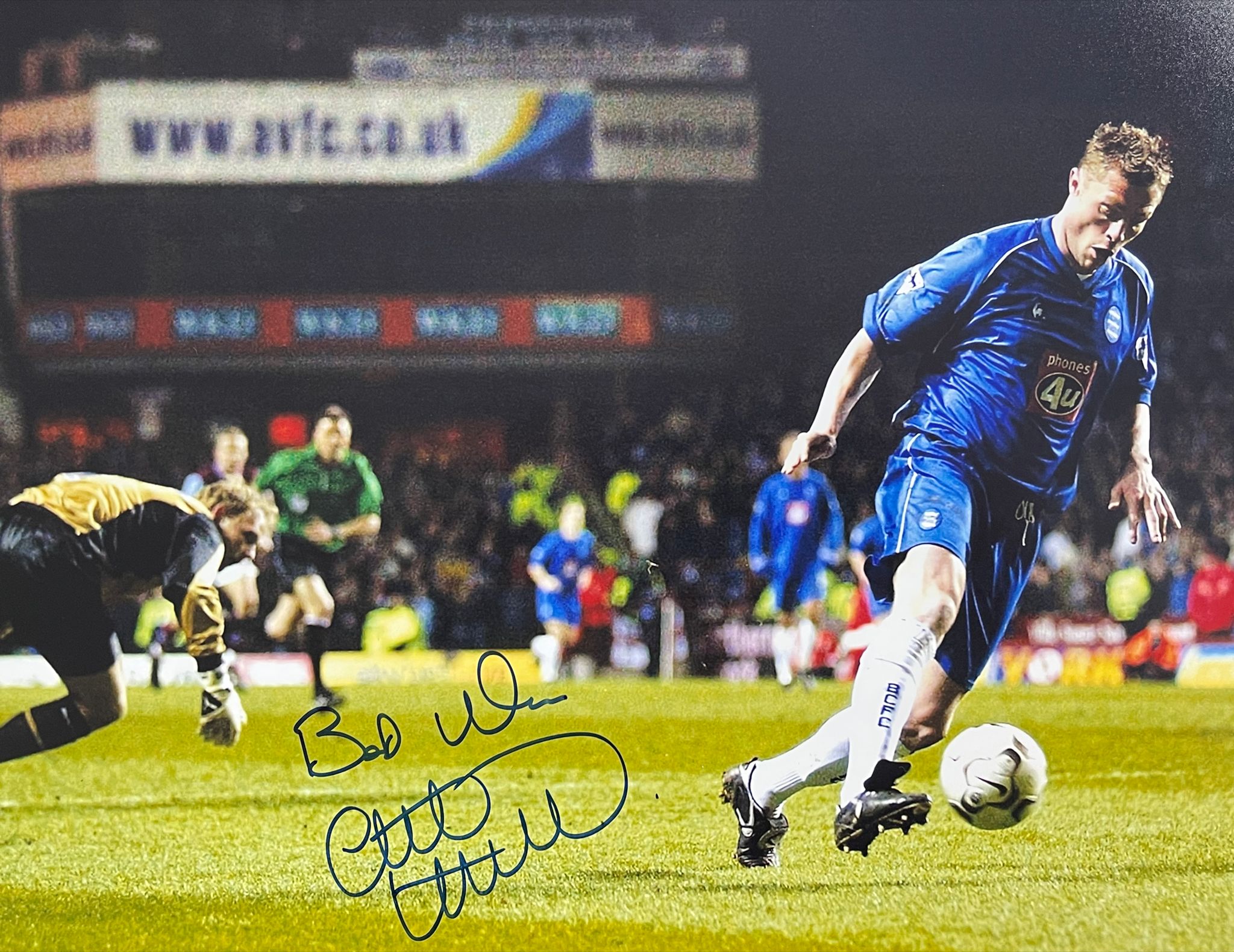 Geoff Horsfield Signed Birmingham City 16 x 12 Photo 3rd March 2003 - Special Offer
