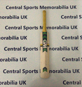 Miniature Signed Cricket Bat: Ashish Nehra, India