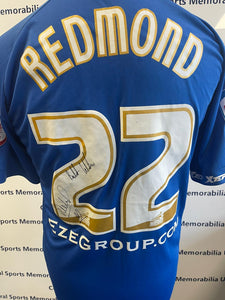 Nathan Redmond Match Worn Signed 2011-2012 Birmingham City Shirt.