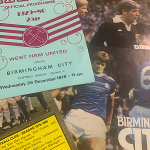 Birmingham City Programmes Home and Away - Season 1979-1980