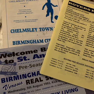 Birmingham City RARE / SPECIALS / FREINDLIES / CHALLENGE - PLEASE NOTE THESE ARE INCLUDED IN THE BUY 5 GET 6TH FREE BUT MUST NOT BE USED AS THE 6TH PROGRAMME OTHERWISE ORDER WILL BE REJECTED.