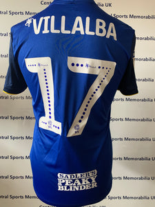 Fran Villalba Match Issue Birmingham City Shirt - Home