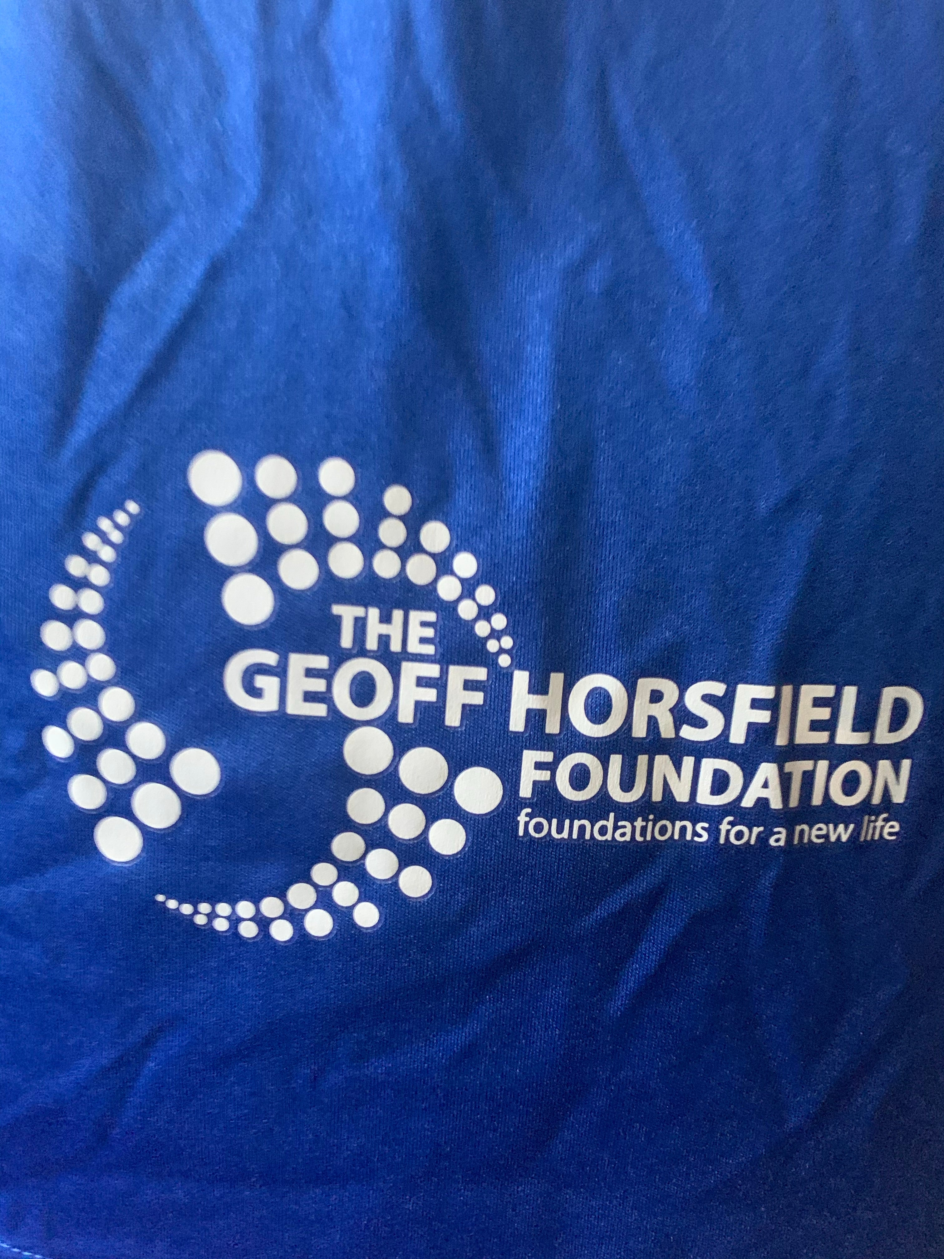 Michael Morrison Match Worn / Issue Geoff Horsfield Foundation shirt v Derby 19/04/19