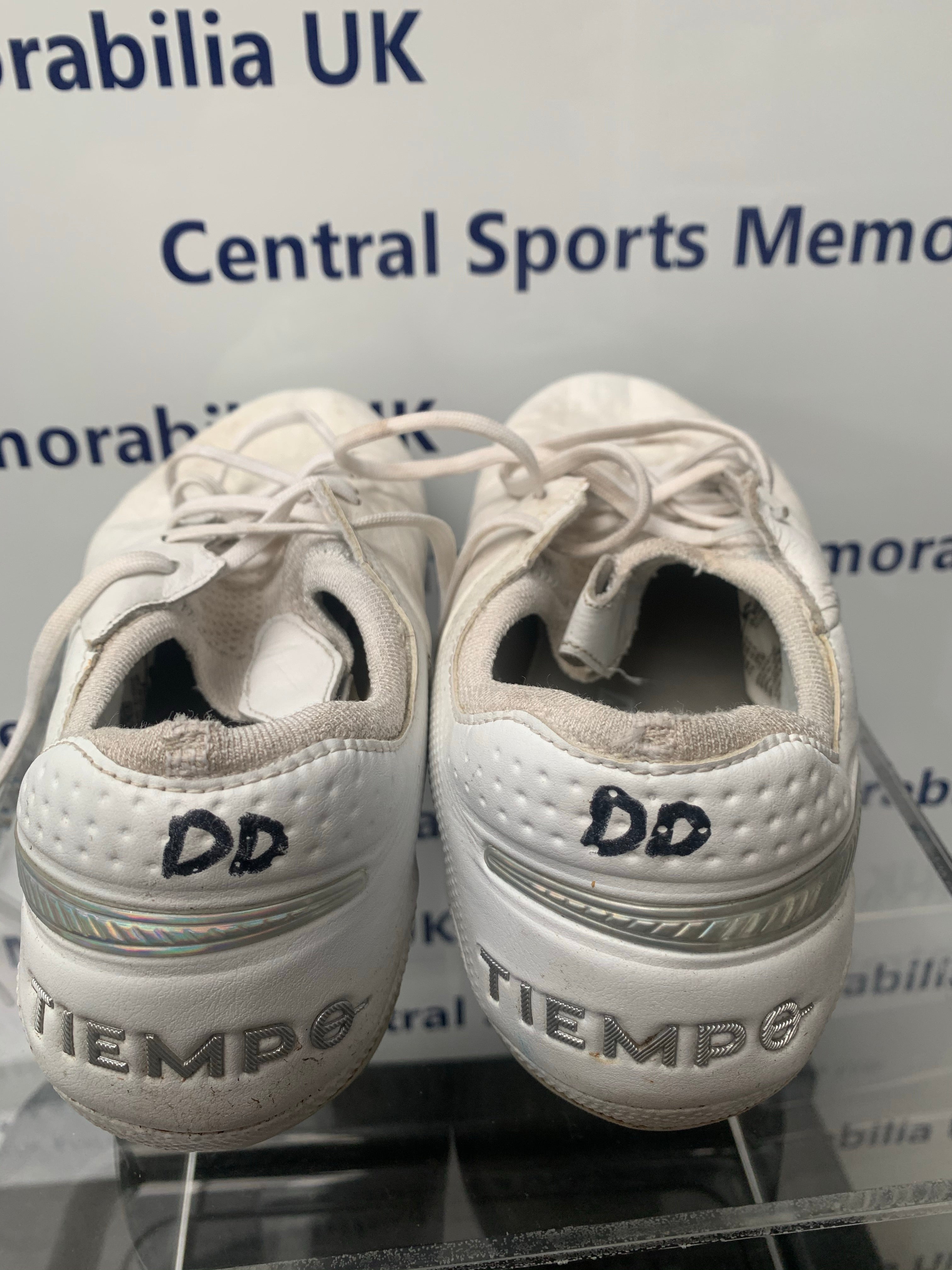 David Davis Birmingham City Match Worn Nike Tiempo Boots