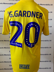 Gary Gardner Match Issue Birmingham City FA Cup Shirt