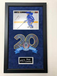 Russ Cowley Coventry Blaze Play Off Winner Signed Frame