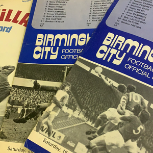 Birmingham City Programmes Home and Away - Season 1971-1972