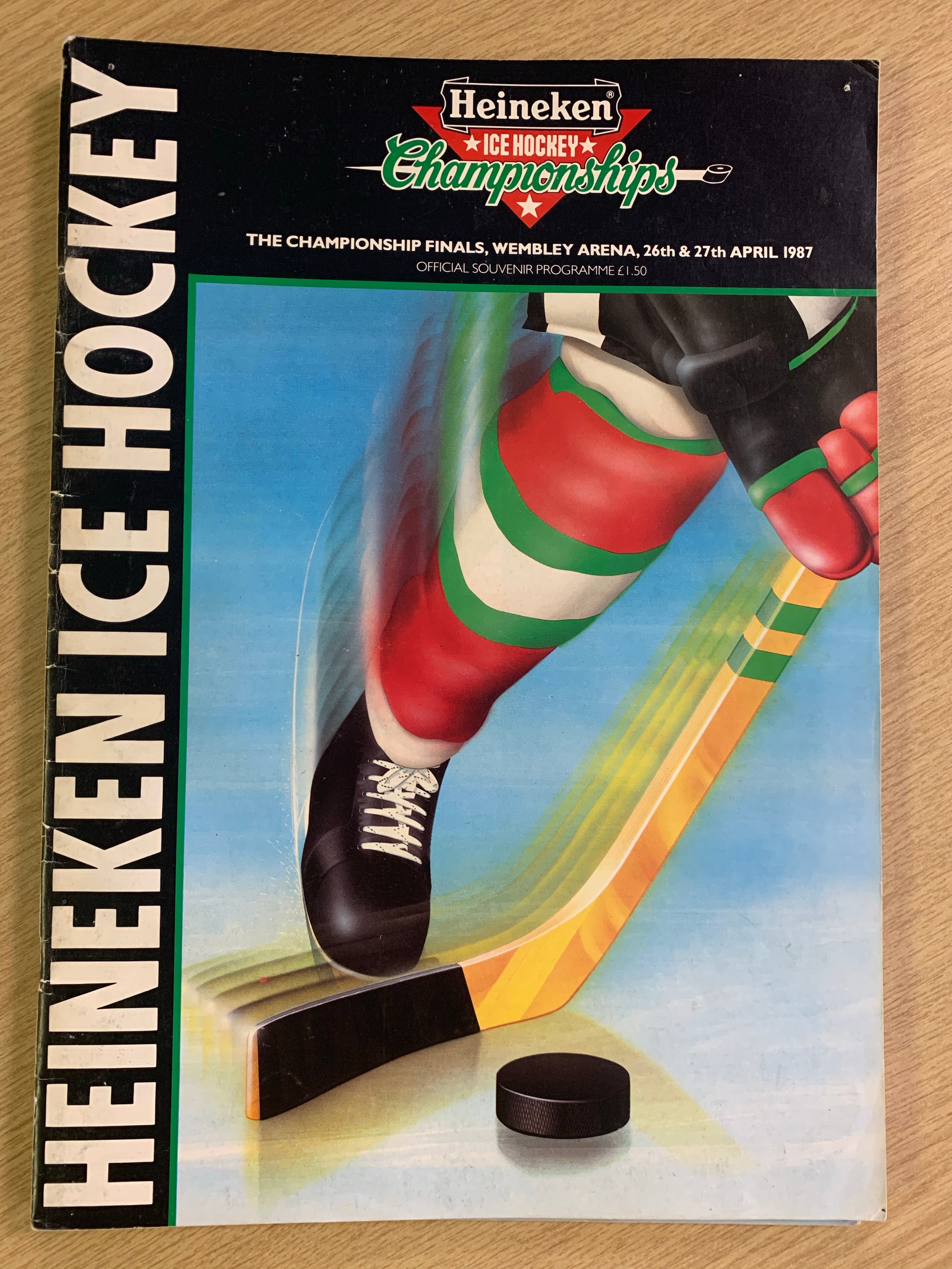Heineken Ice Hockey Championships 1987 Weekend Programme