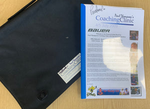 Paul Thompson 2009 Coaching Clinic Bag and Event brochure - Signed