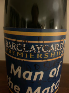 Jeff Kenna’s Man of the Match Champagne from Aston Villa v Birmingham City 3rd March 2003