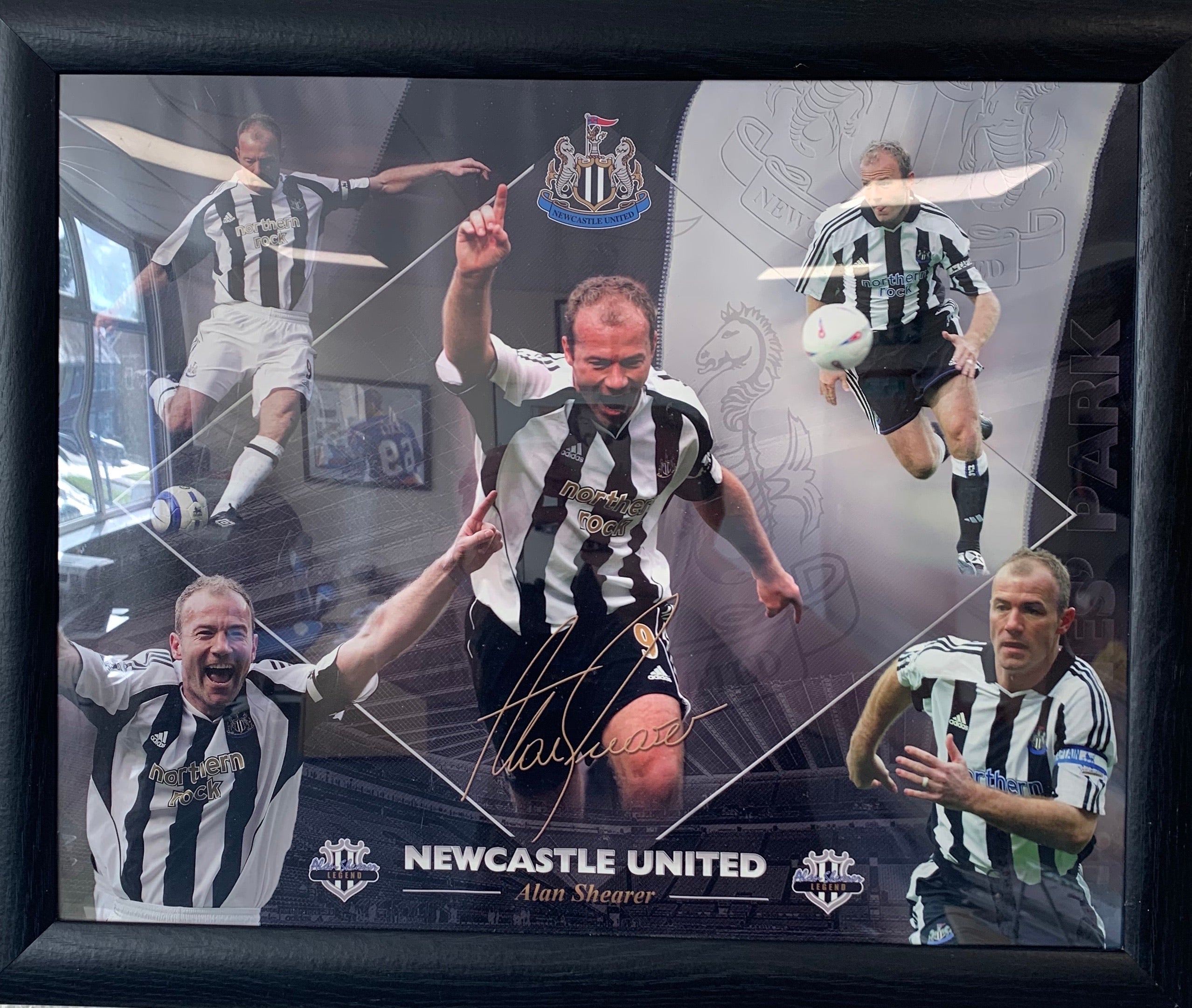 Alan Shearer Newcastle United Frame