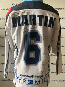 Neal Martin replica shirt with signatures