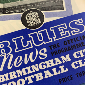 Birmingham City Programmes Home and Away - Season 1959-1960