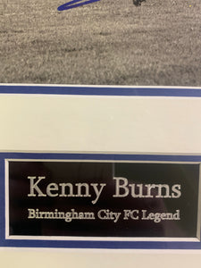 Kenny Burns Birmingham City Legend Signed Frame