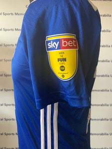 Jacques Maghoma Match Issue Shirt vs Derby 19/04/19 - Rare - Geoff Horsfield Foundation Sponsor